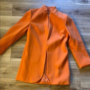 Women's Orange Blazer jacket/coat